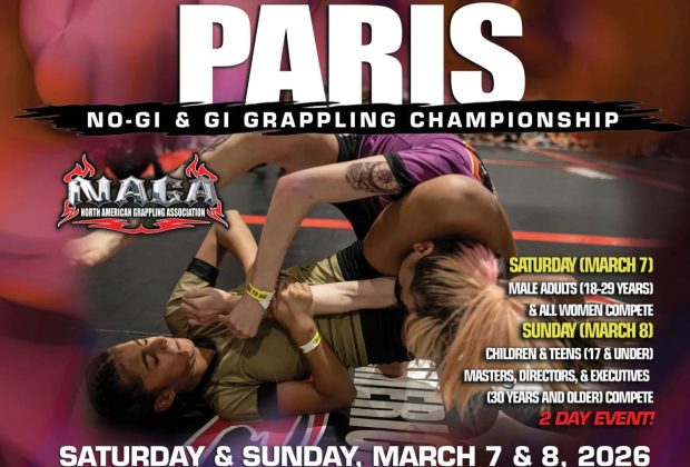 NAGA Paris 2026 : championnat de grappling et JJB à Bobigny
