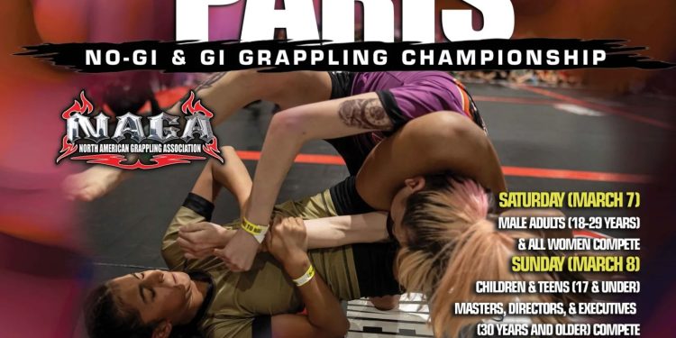 NAGA Paris 2026 : championnat de grappling et JJB à Bobigny